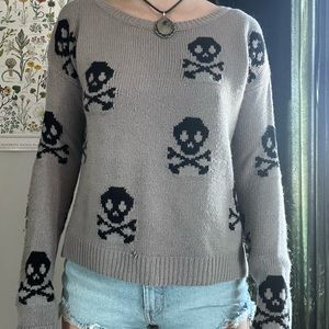 skull sweater